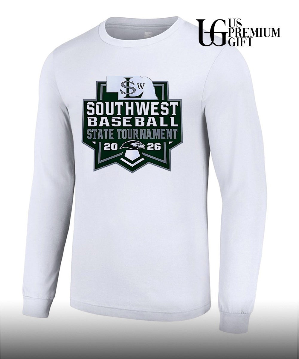 Southwest Silver Hawks Baseball State Tournament 2026 logo shirt