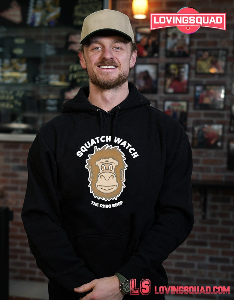 Squatch watch bigfoot shirt