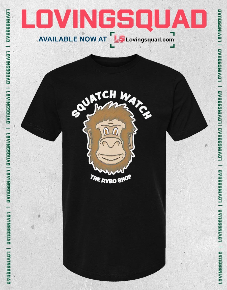 Squatch watch bigfoot shirt