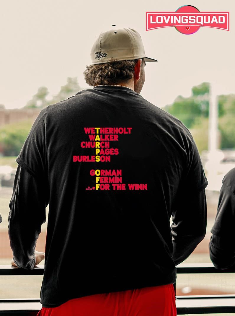 St. Louis Baseball Tarps Off Names Shirt