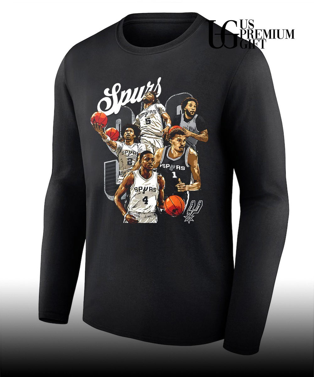 Starting 5 San Antonio Spurs NBA 2026 Playoffs shirt
