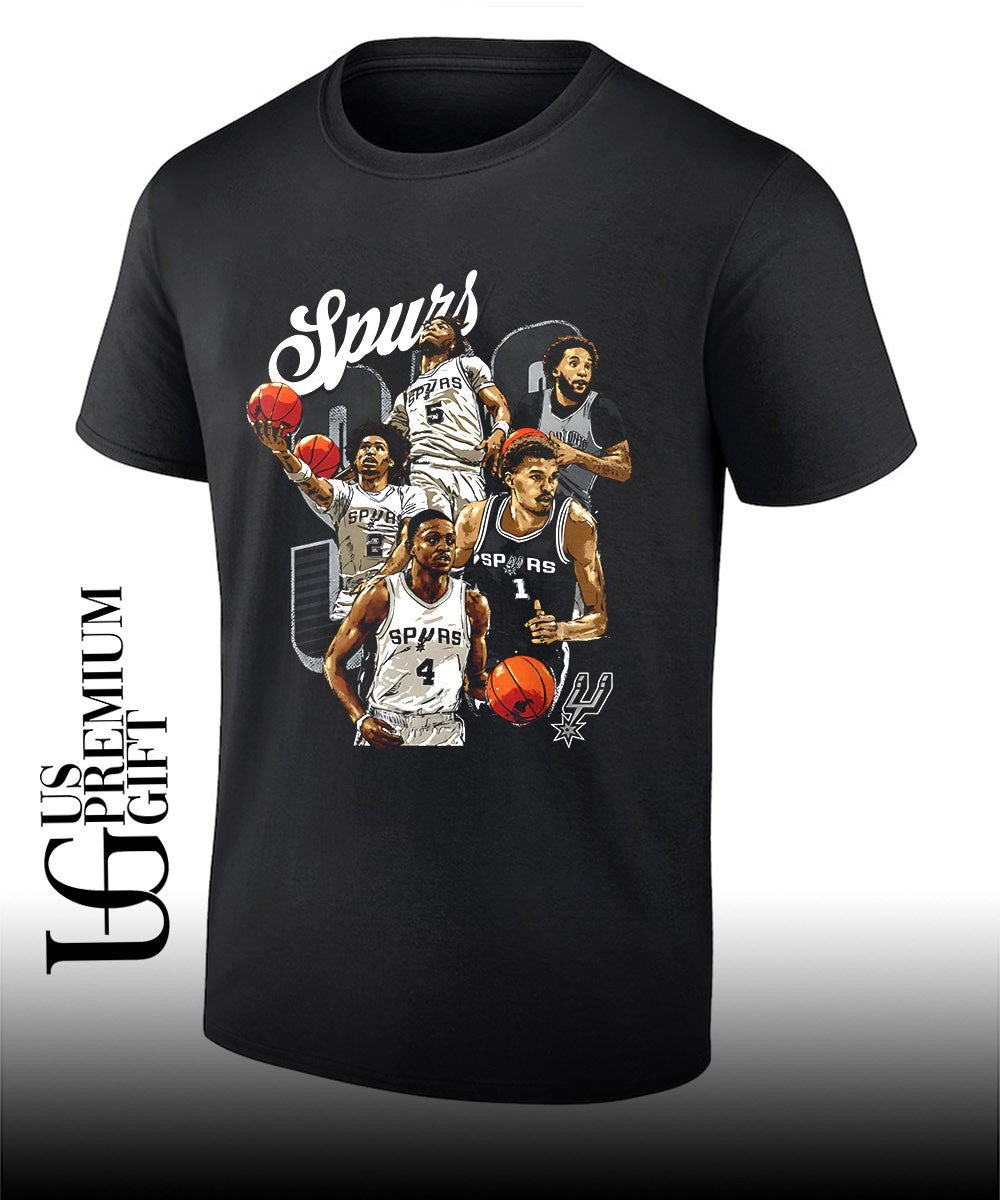 Starting 5 San Antonio Spurs NBA 2026 Playoffs shirt