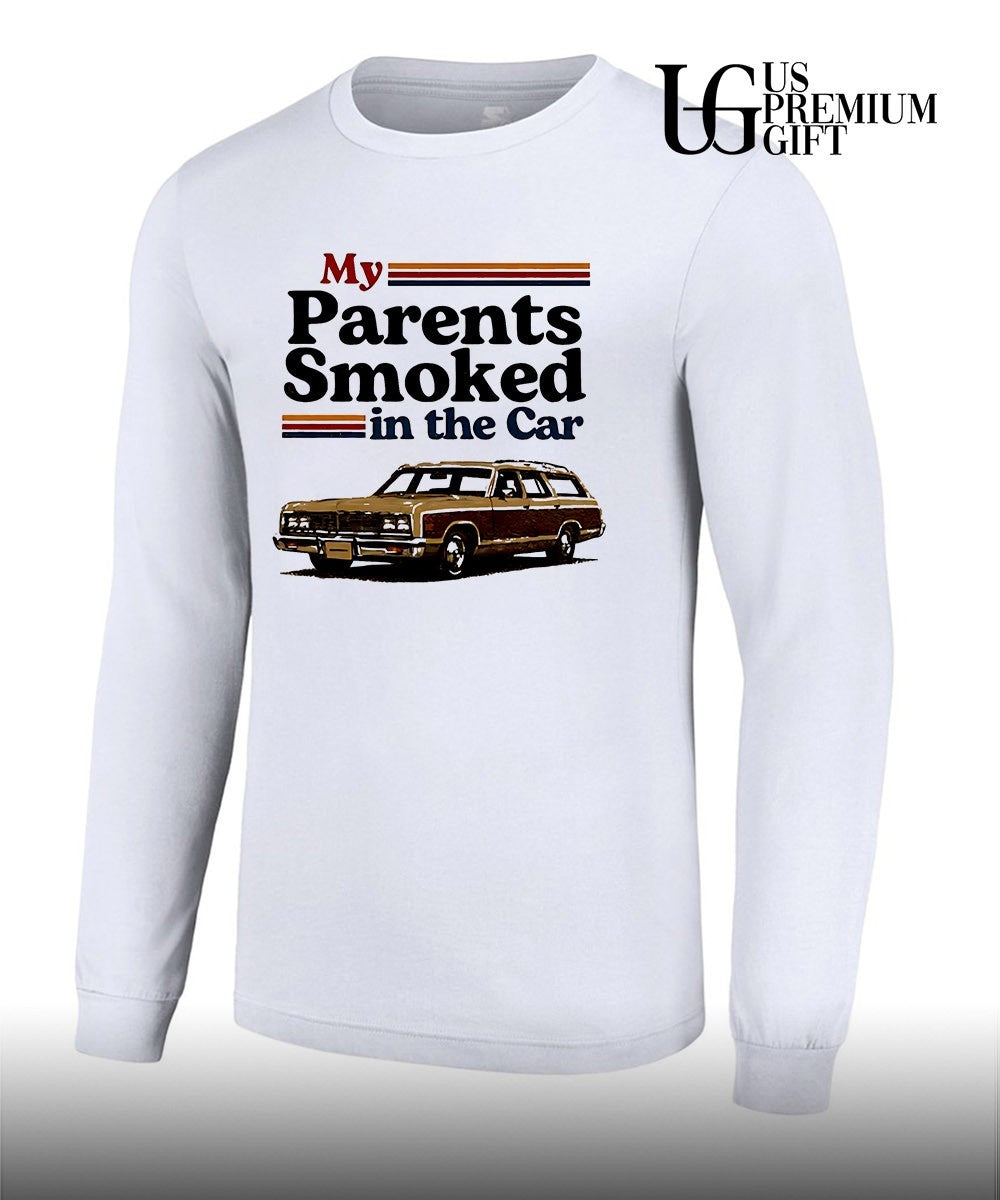 Station Wagon 1970s Nostalgia My Parents Smoked in the Car Retro shirt