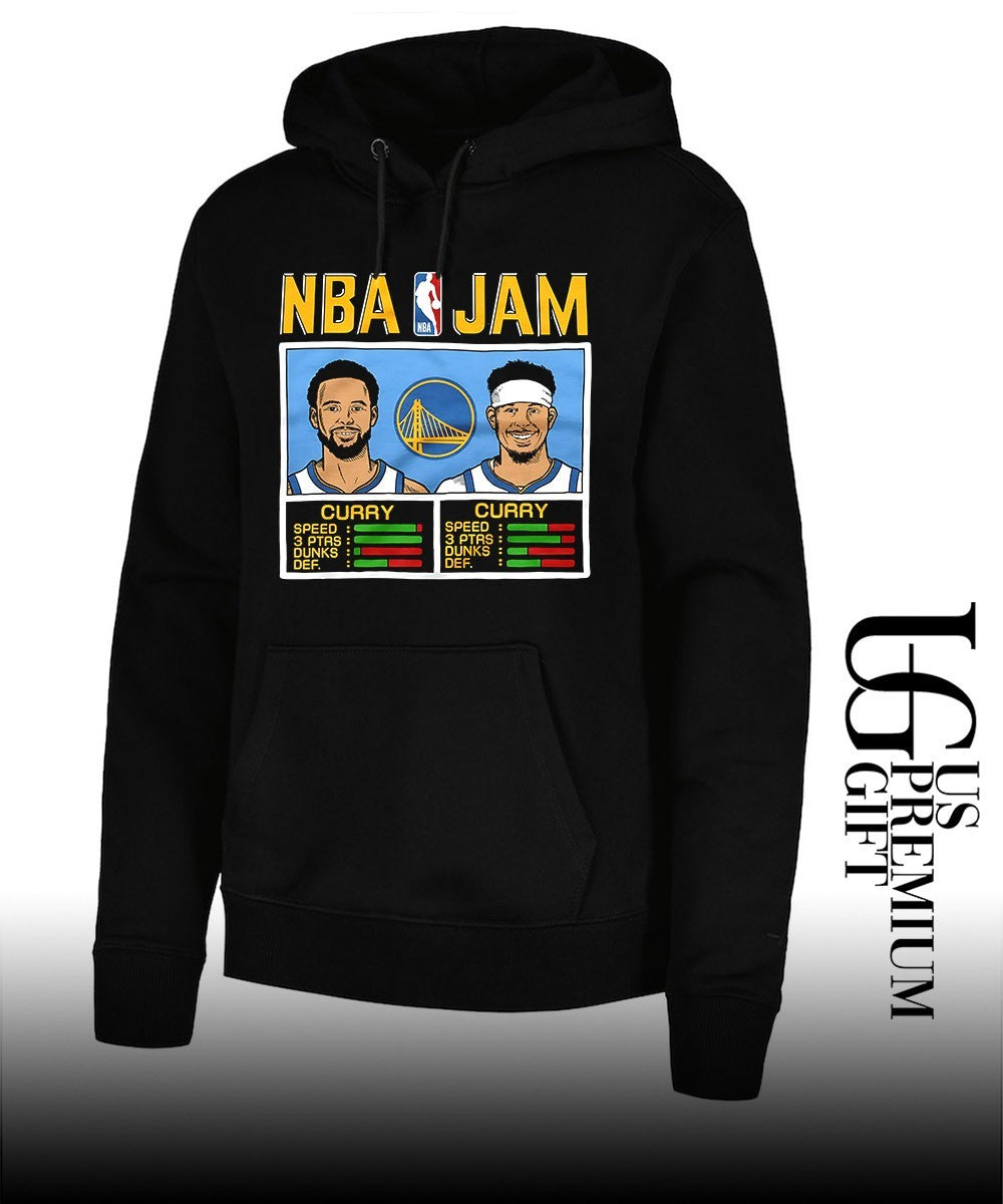 Stephen Curry and Seth Curry Golden State Warriors 2026 NBA Jam shirt