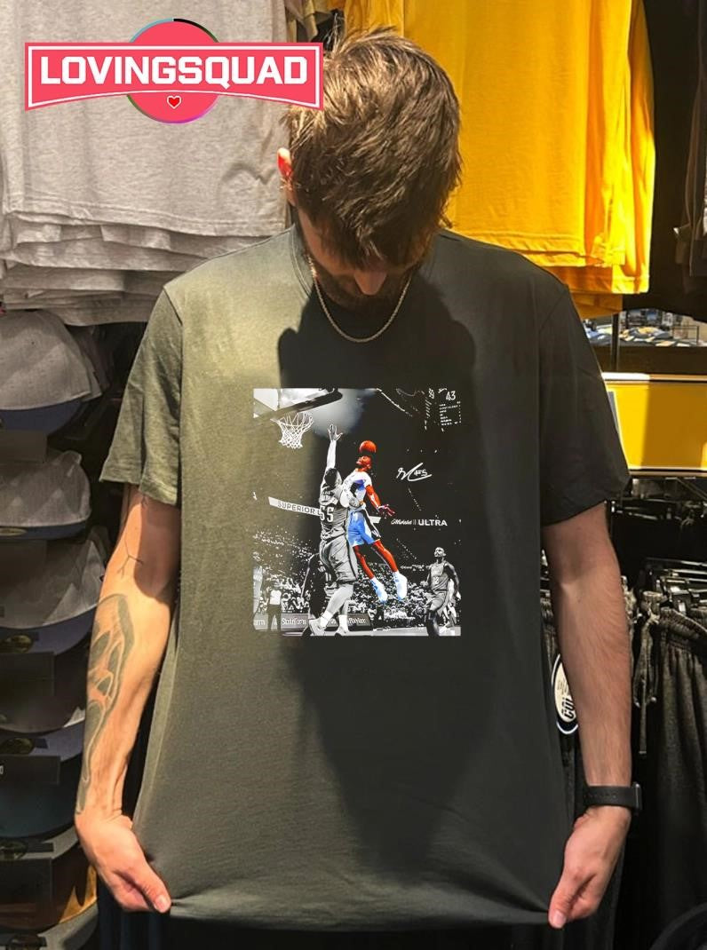 Stephon Castle Dunk Over Isaiah Hartenstein Shirt