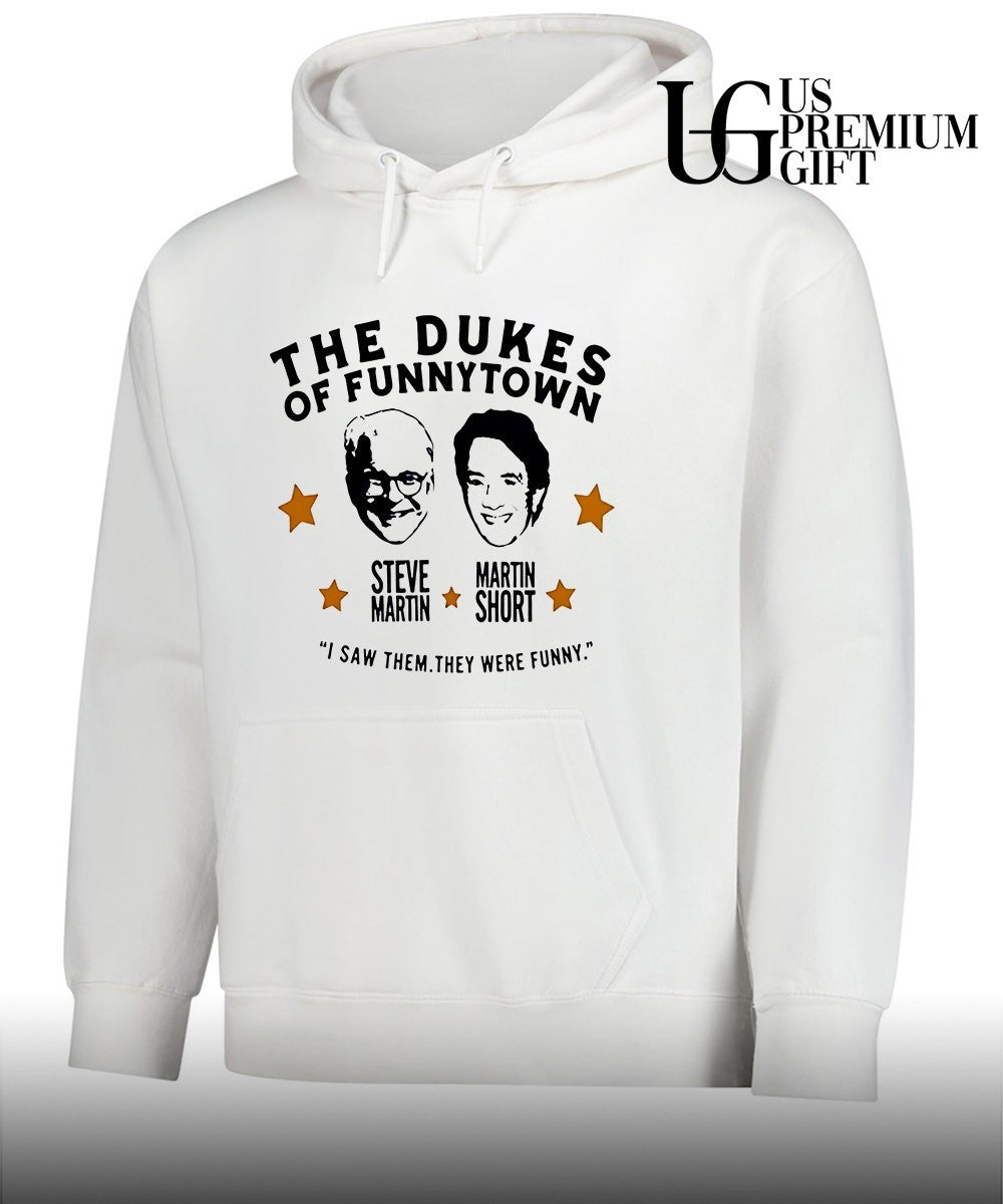 Steve Martin and Martin Short The Dukes Of Funnytown big head shirt