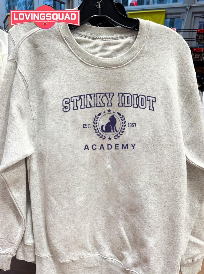 Stinky Idiot Est. 1867 Academy Shirt