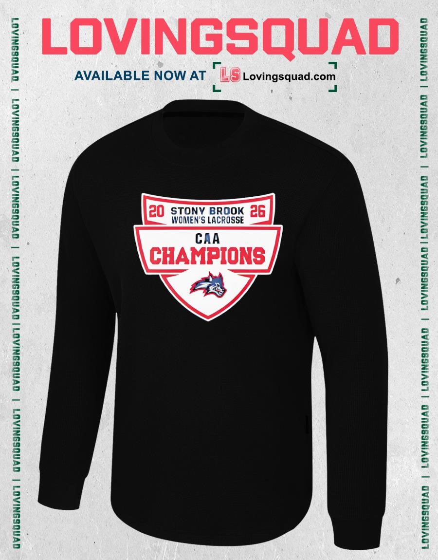 Stony Brook Seawolves 2026 CAA Mens Lacrosse Champions Shirt