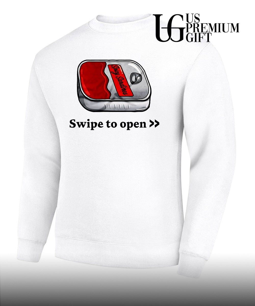 Swipe to open spicy Sardines Can shirt