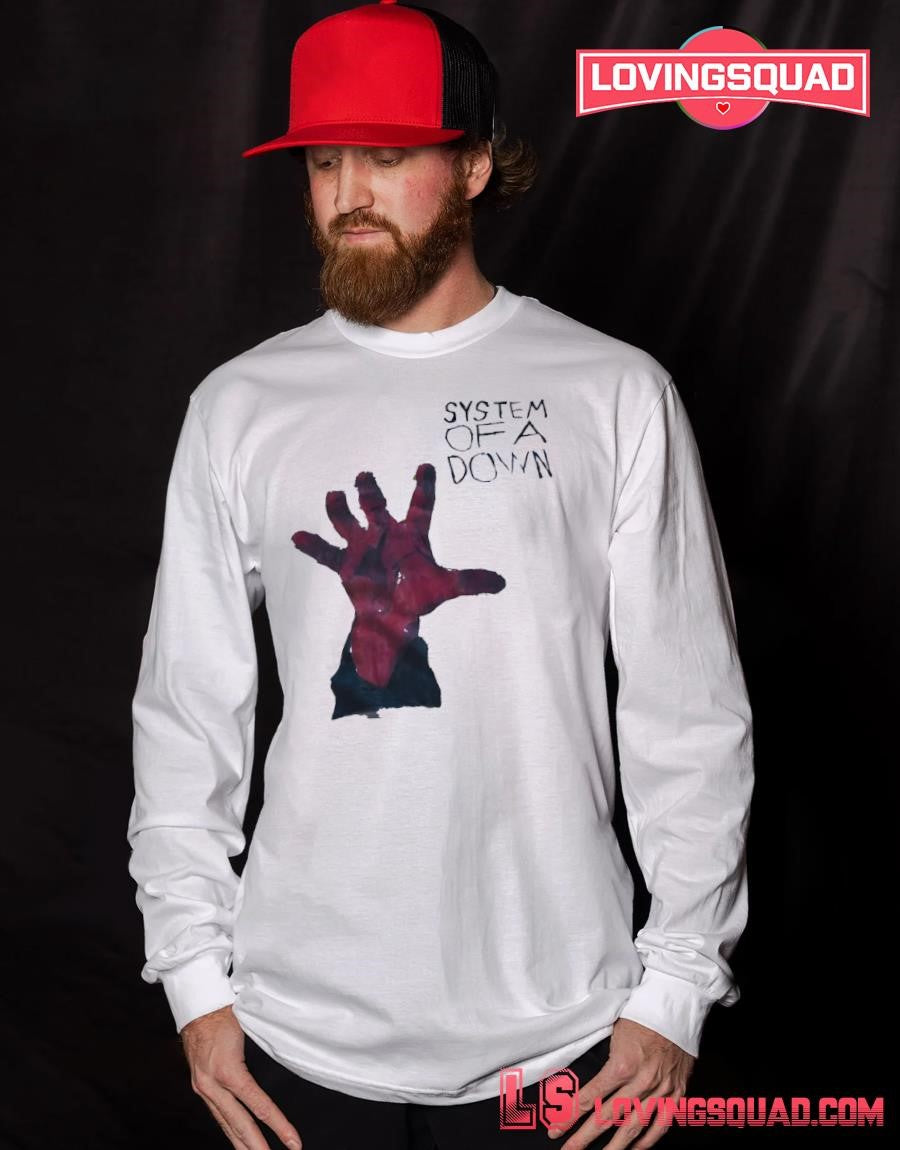 System of a Down Red Hand shirt