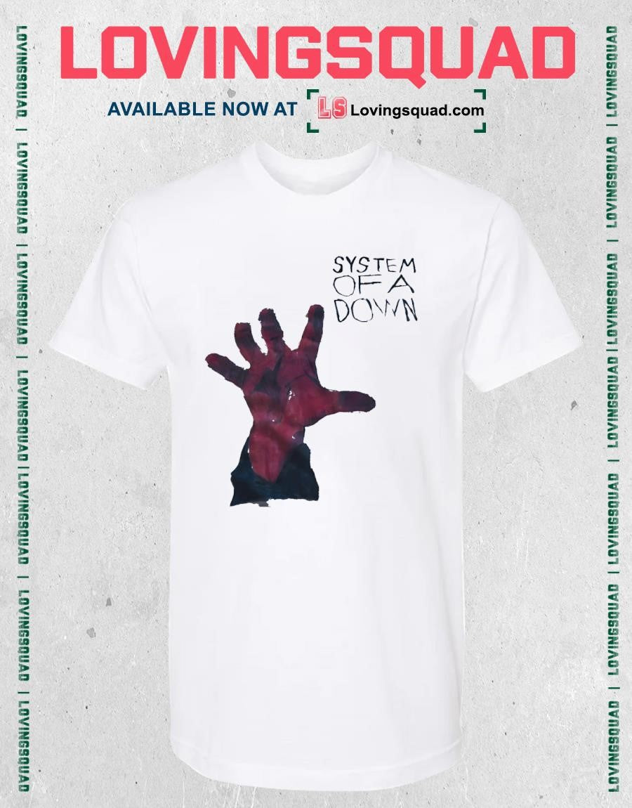 System of a Down Red Hand shirt