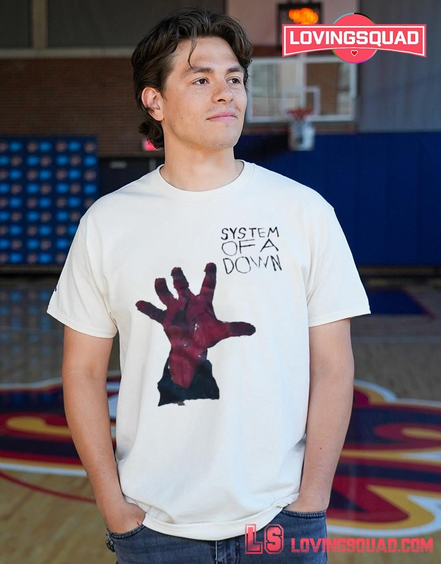 System of a Down Red Hand shirt