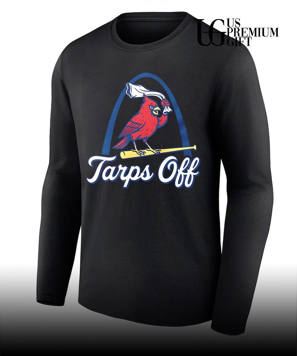 Tarps Off St. Louis Cardinals baseball logo shirt