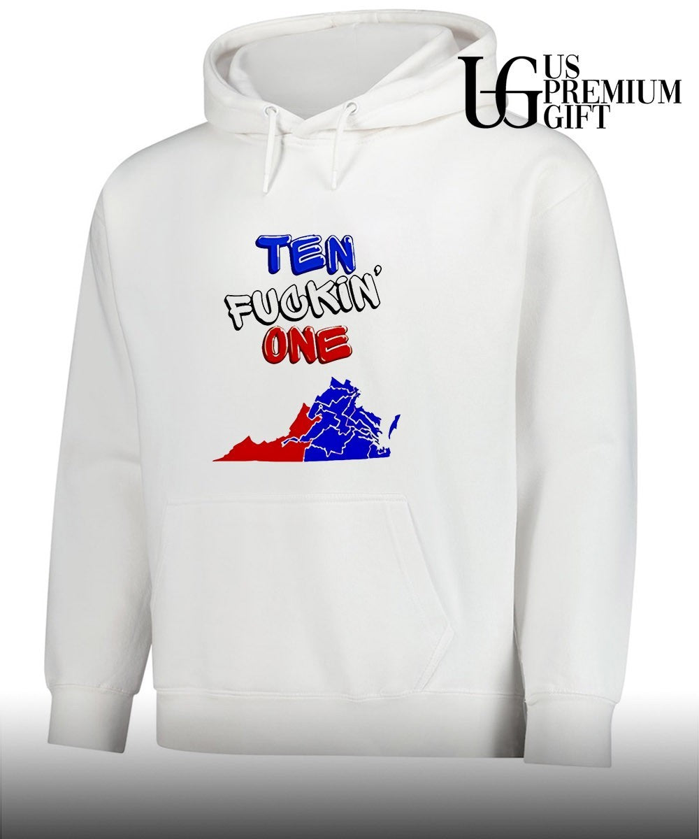 Ten fuckin one State Map shirt