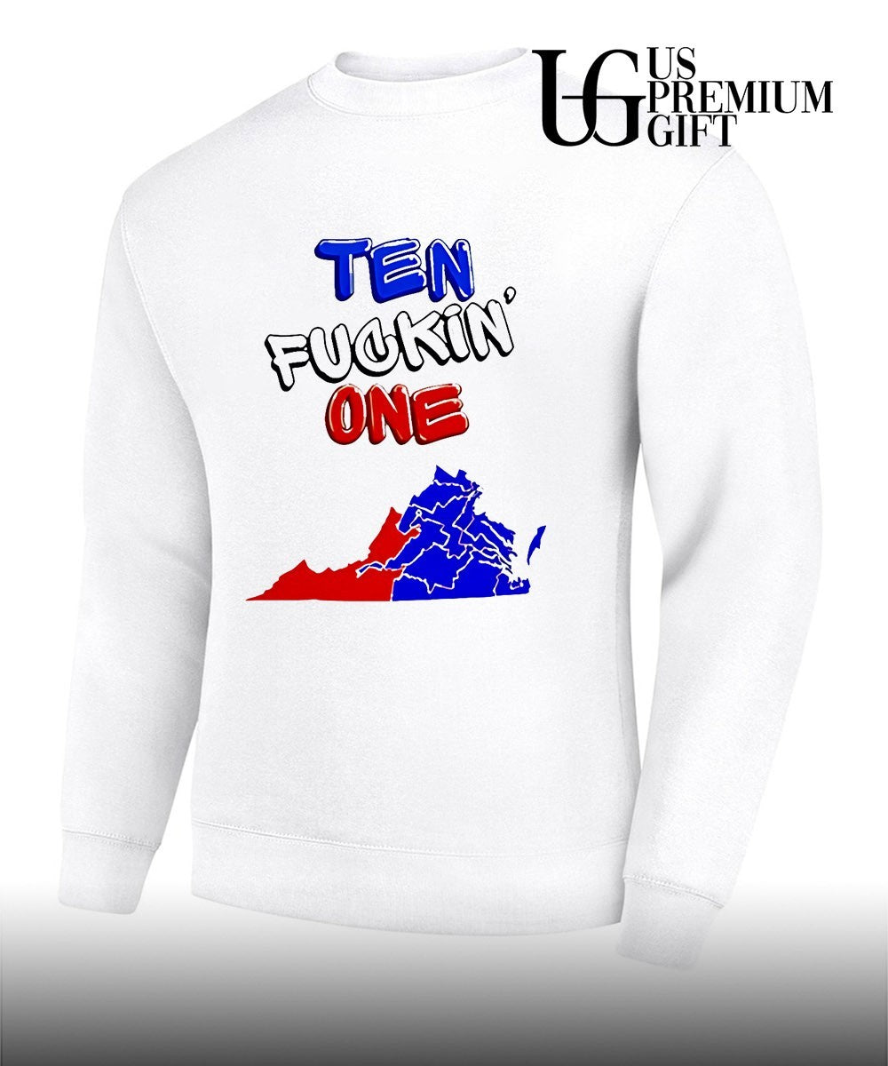 Ten fuckin one State Map shirt