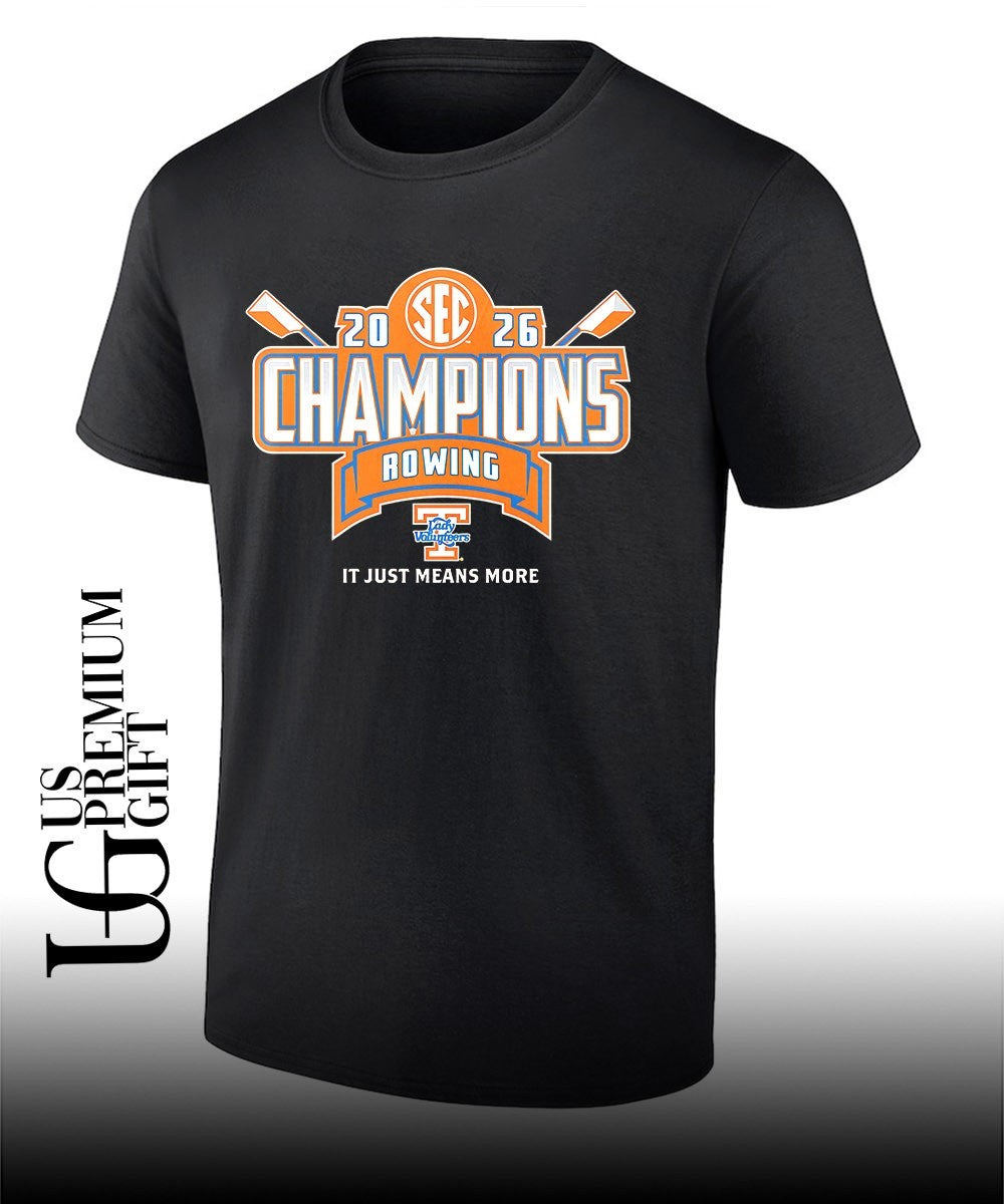 Tennessee Lady Volunteers 2026 SEC Rowing Champions Locker Room shirt