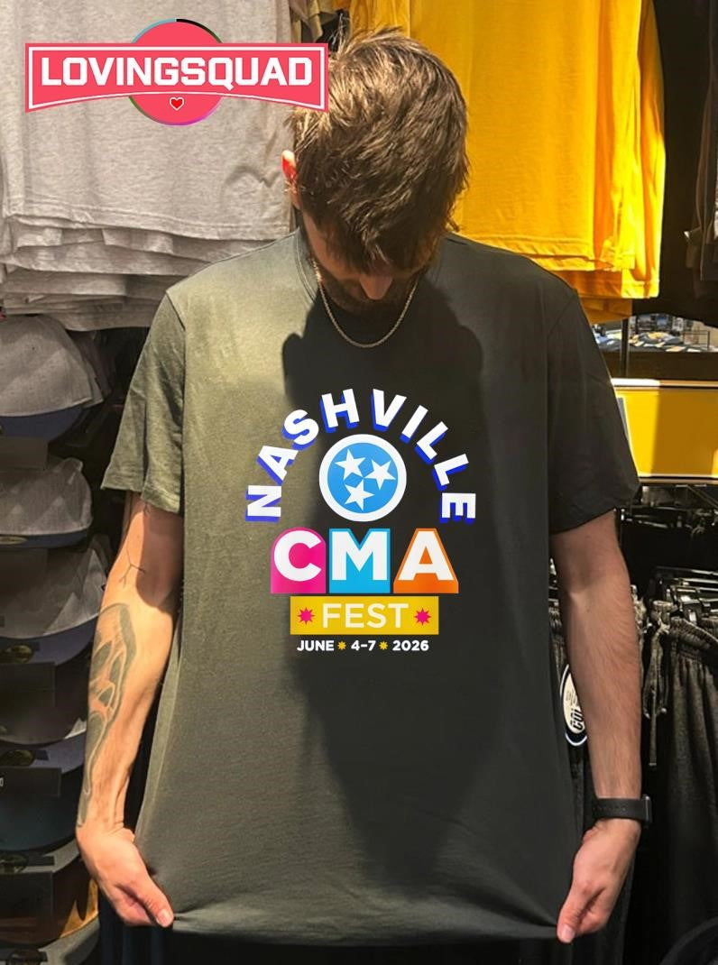 Tennessee Titans New Country Music Association Festival 2026 Shirt