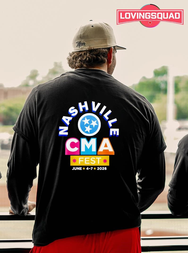 Tennessee Titans New Country Music Association Festival 2026 Shirt