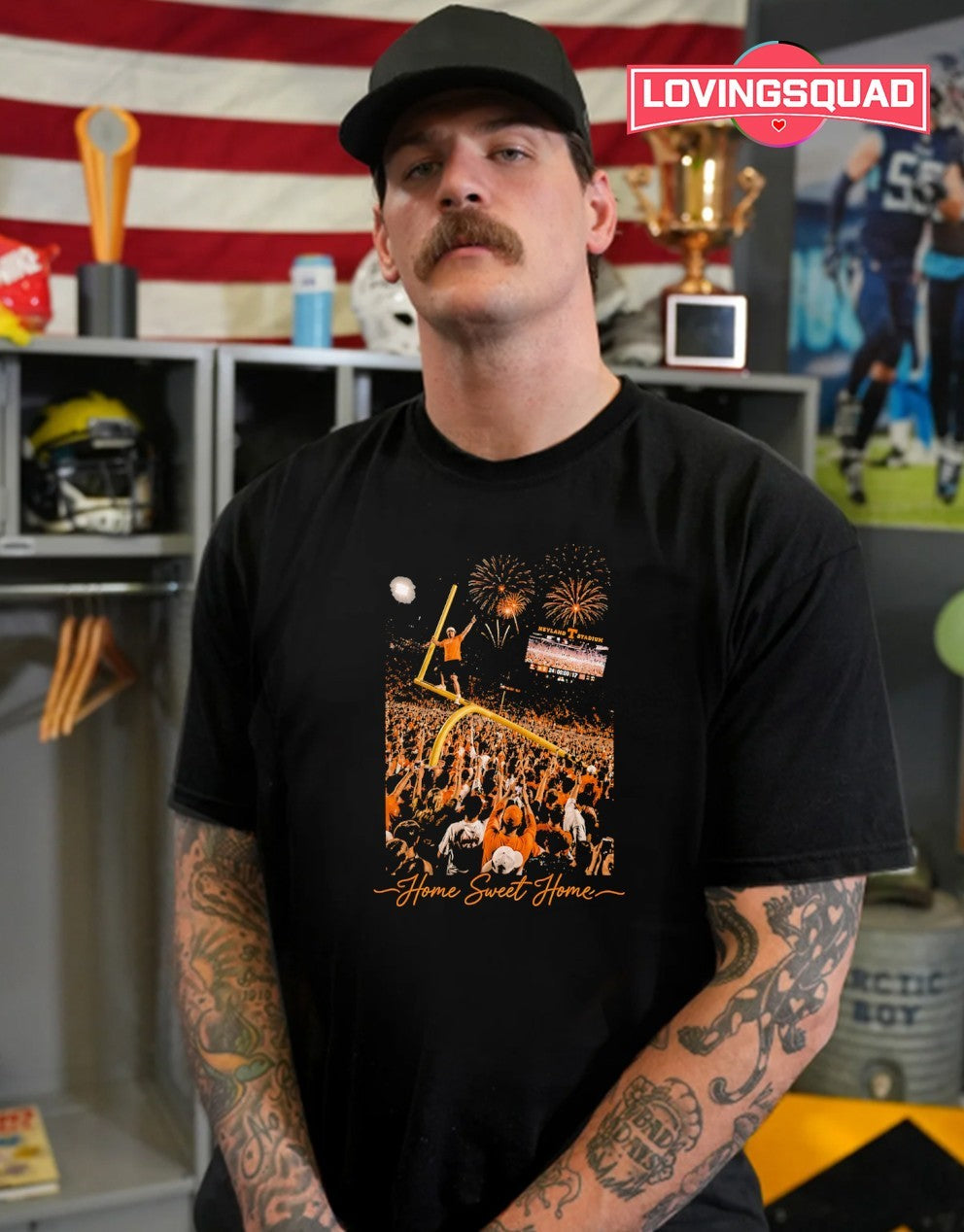 Tennessee Volunteers Neyland Stadium Goalpost Celebration Home Sweet Home shirt