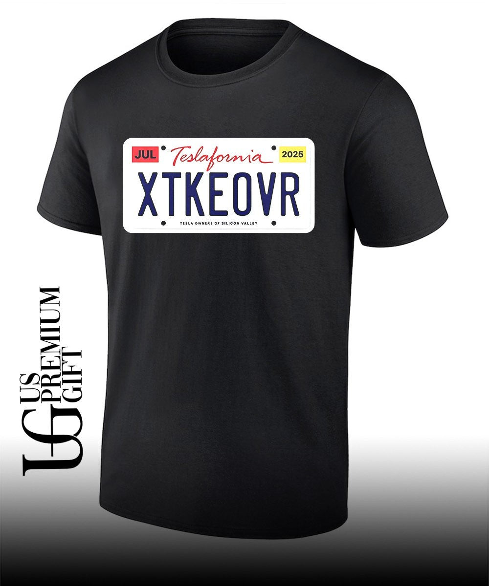 Teslafornia X Takeover 2025 logo shirt