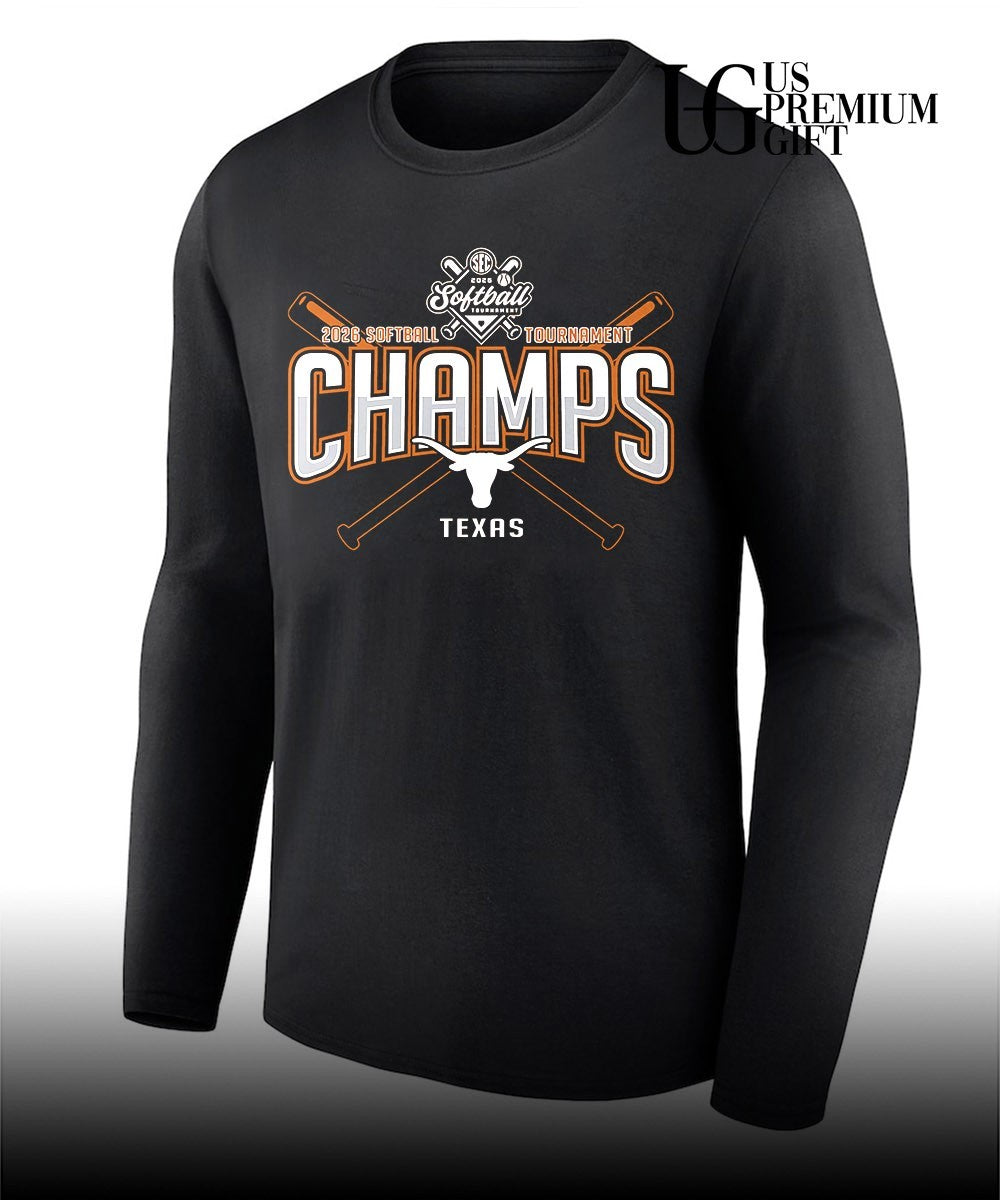 Texas Longhorns 2026 SEC Softball Tournament Champions Locker Room shirt
