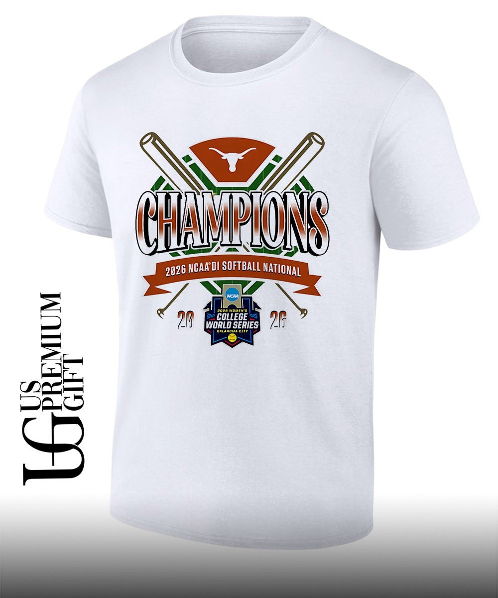 Texas Longhorns Champions 2026 NCAA DI Softball National College World Series shirt