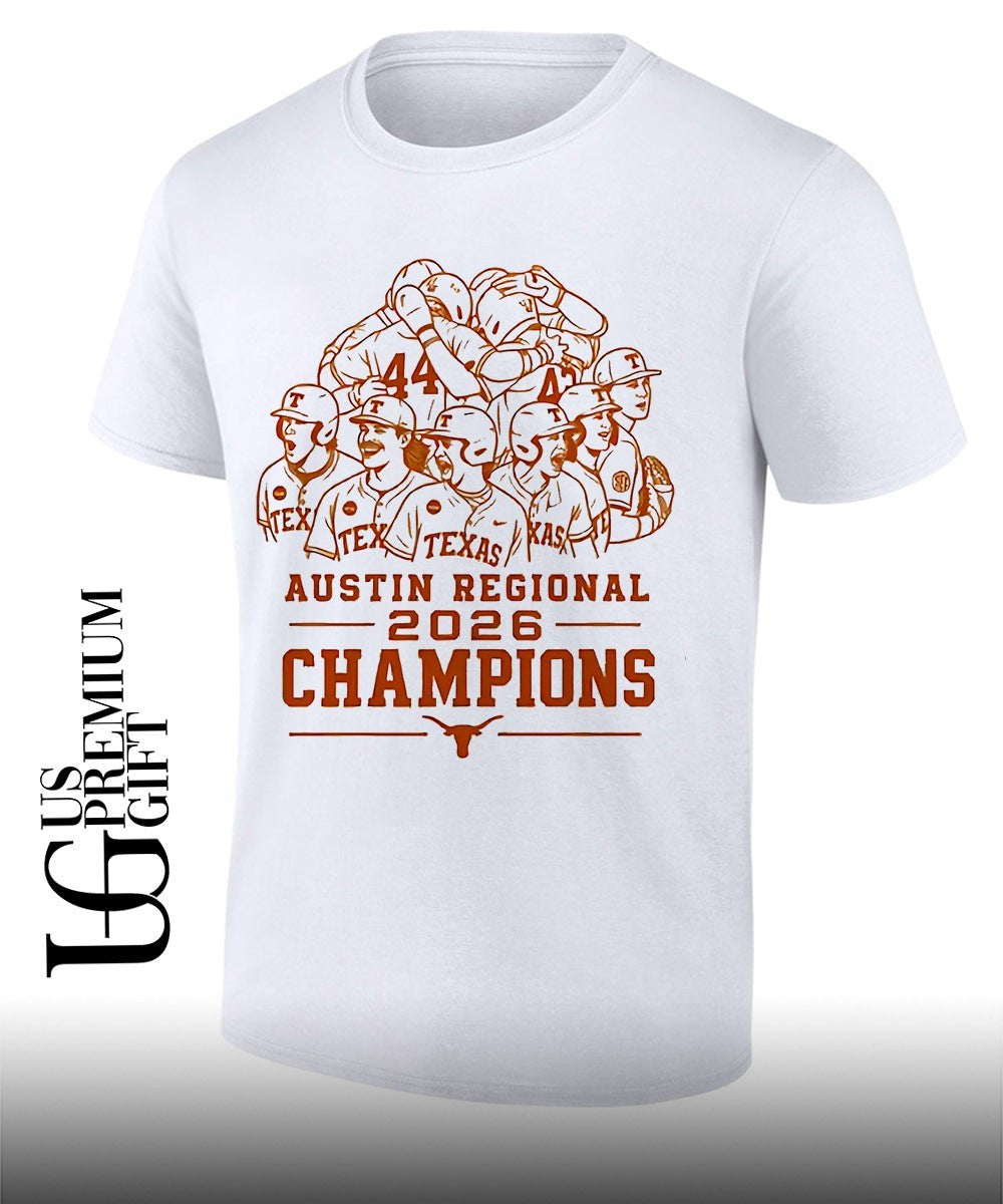 Texas Longhorns NCAA Baseball Austin Regional 2026 Champions shirt