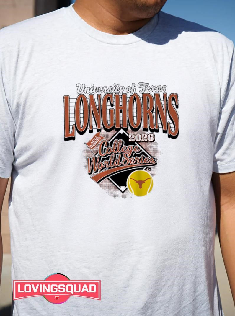 Texas Longhorns Softball 2026 Women’s College World Series Shirt