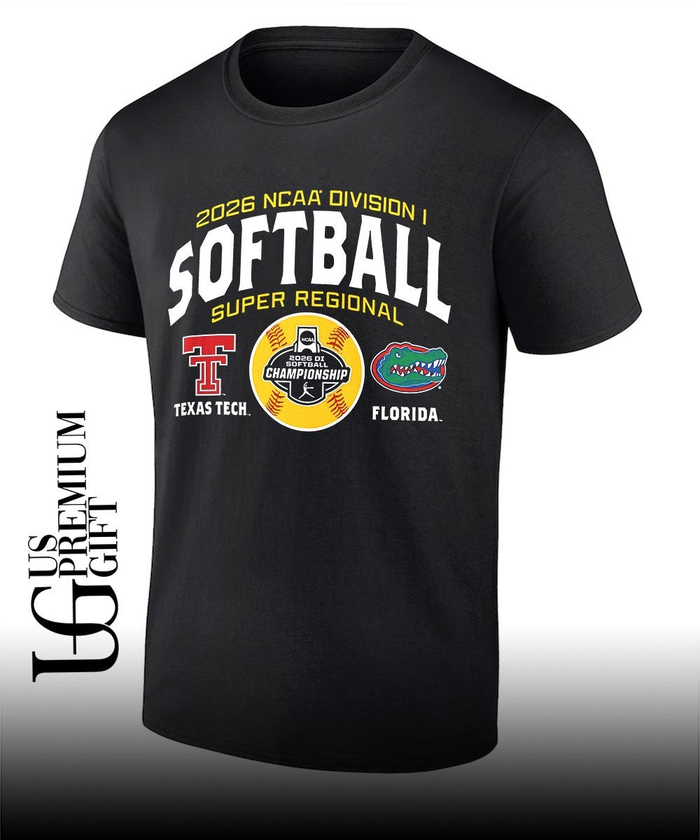 Texas Tech Red Raiders and Florida Gators 2026 NCAA Division I Softball Super Regionals shirt