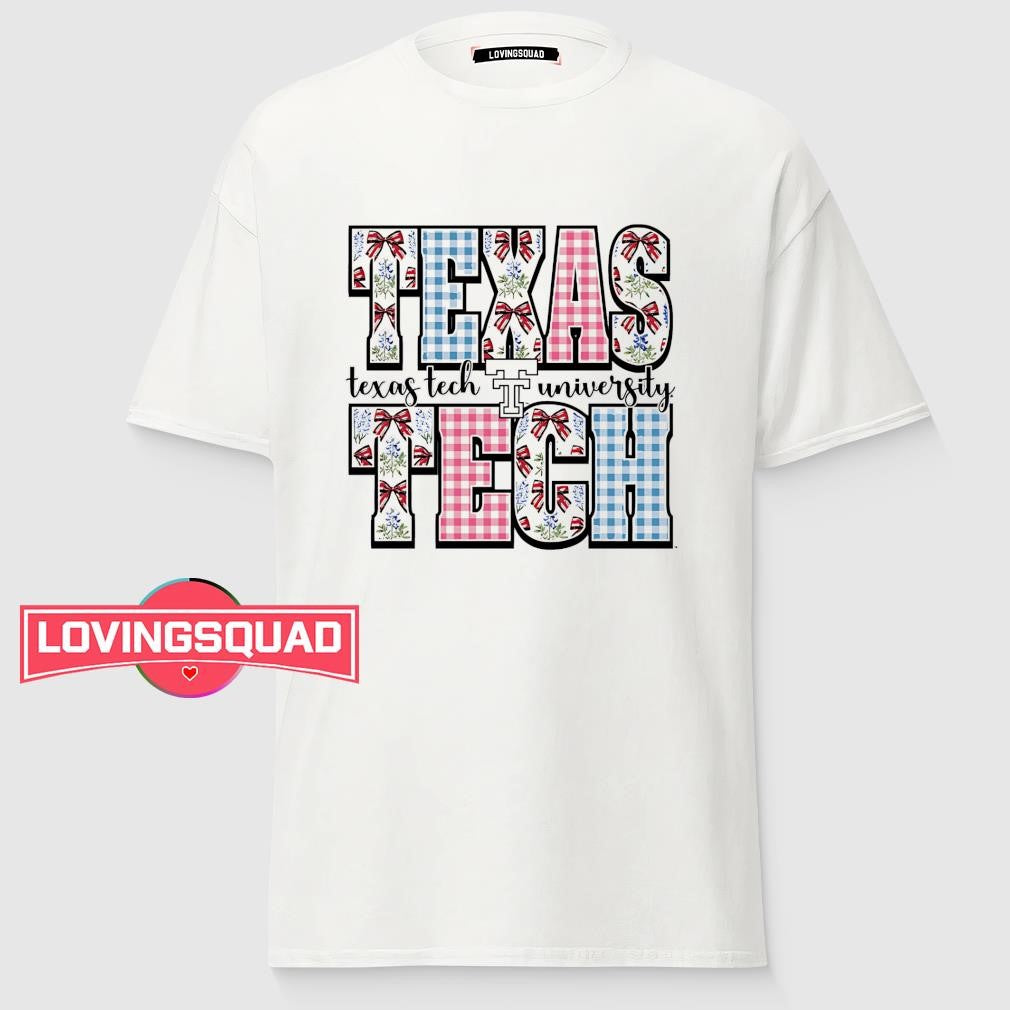 Texas Tech Red Raiders football University Coquette Bow style shirt