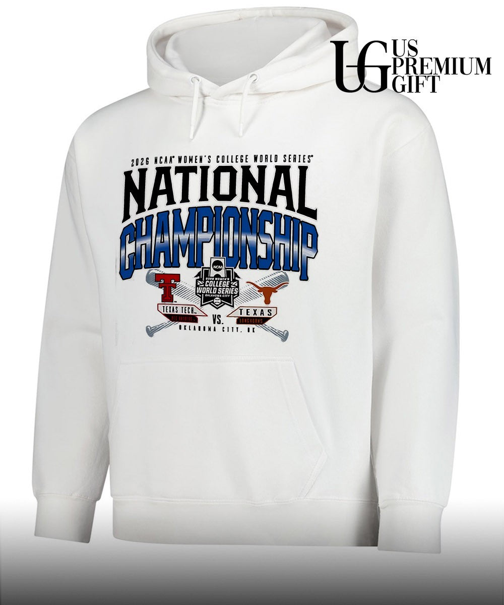Texas Tech Red Raiders vs Texas Longhorns 2026 NCAA Women’s College World Series shirt