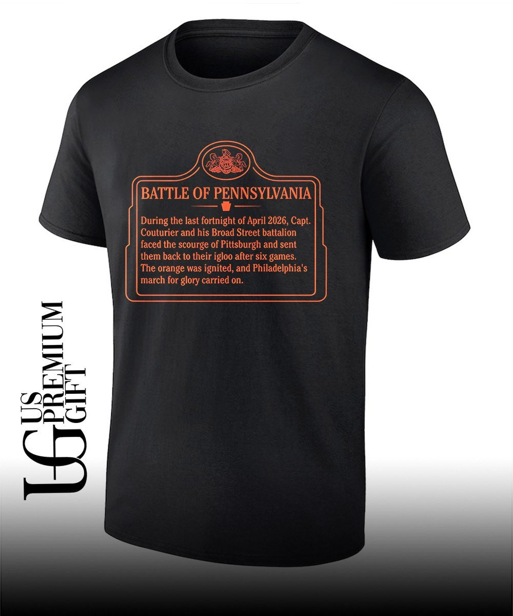 The Battle of Pennsylvania Philadelphia hockey shirt
