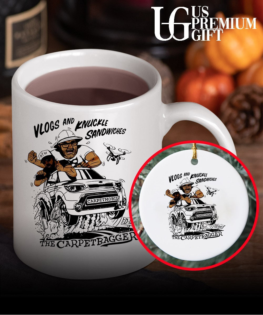 The Carpetbagger Vlogs and Knuckle Sandwiches Carpetmobil shirt