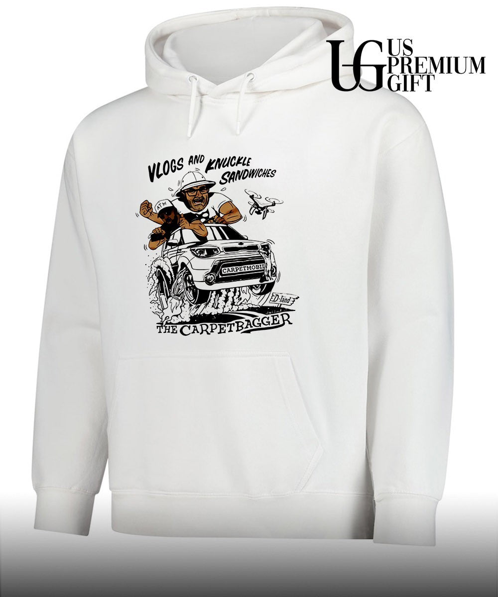 The Carpetbagger Vlogs and Knuckle Sandwiches Carpetmobil shirt