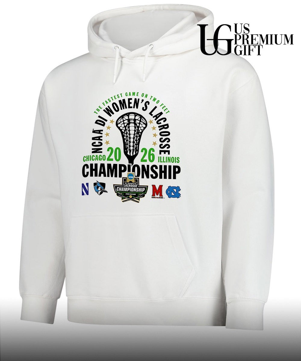 The Fastest Game On Two Feet NCAA DI Women’s Lacrosse Chicago 2026 Illinois Championship shirt