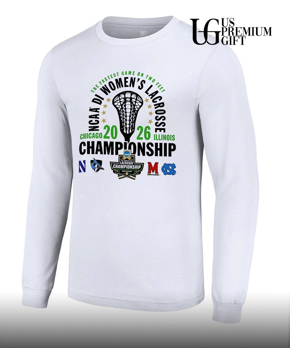 The Fastest Game On Two Feet NCAA DI Women’s Lacrosse Chicago 2026 Illinois Championship shirt