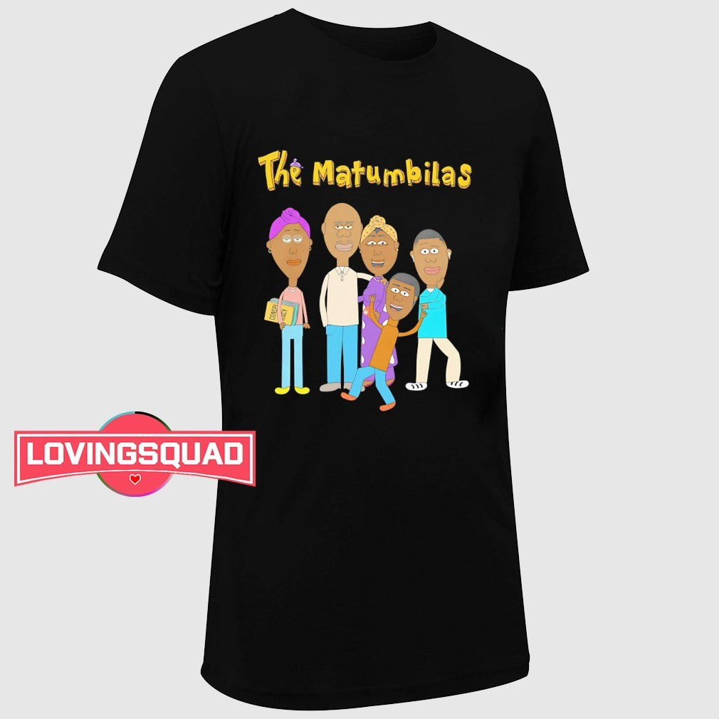 The Matumbilas Family Cartoon Conspiracy Book Funny Animated shirt