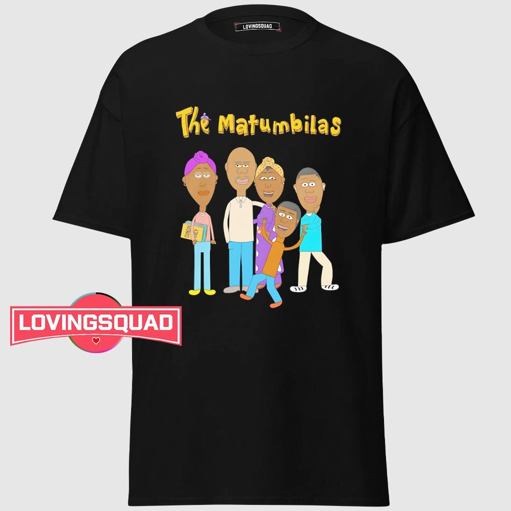 The Matumbilas Family Cartoon Conspiracy Book Funny Animated shirt