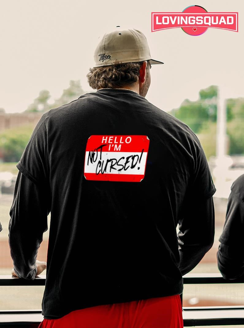 The Miz Cursed Name Tag Hello I’m Not Cursed Shirt