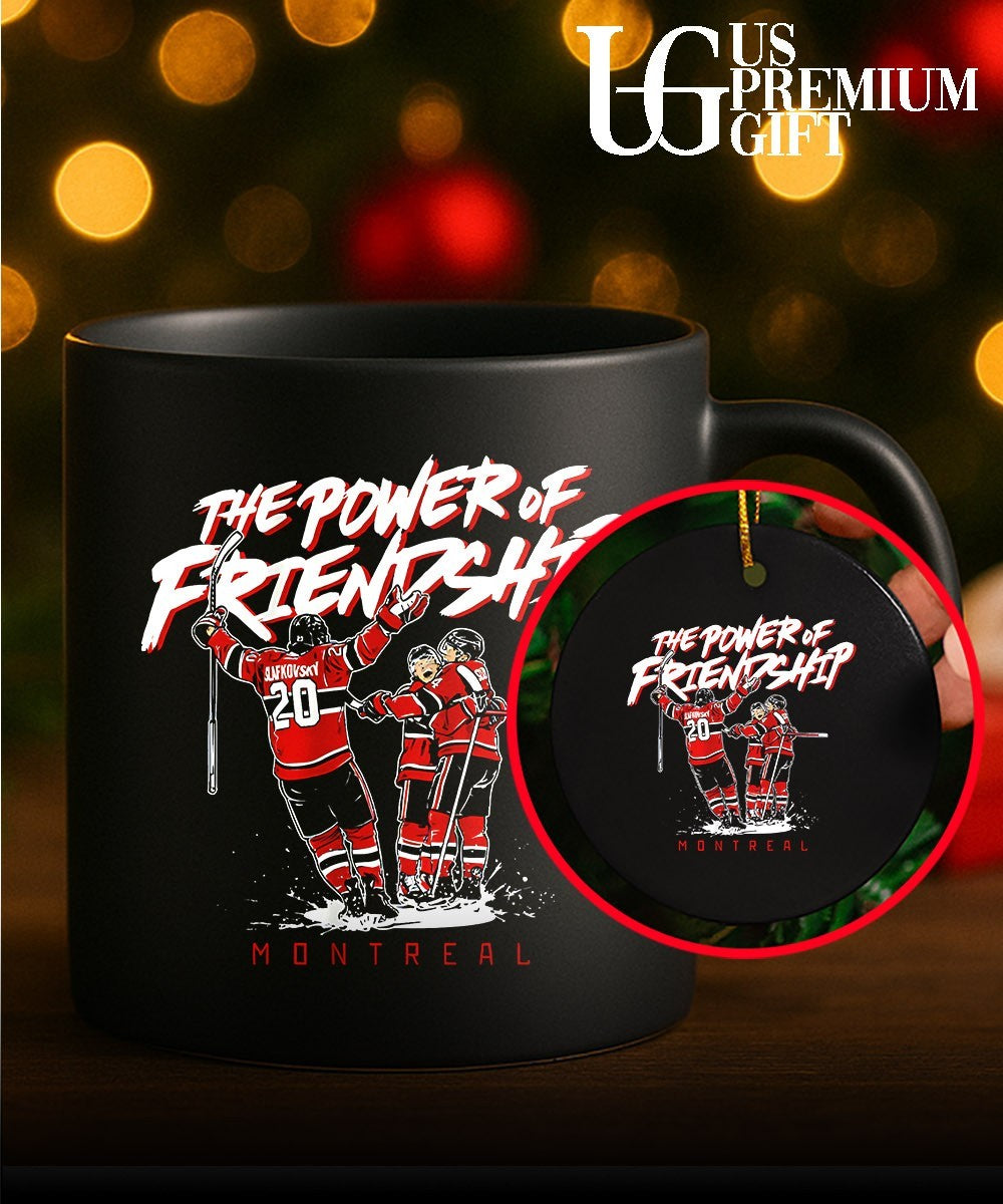 The Power of Friendship Cole Caufield Nick Suzuki and Juraj Slafkovsky Montreal Canadiens hockey shirt