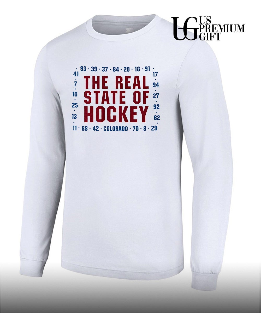The Real State of Hockey Colorado Avalanche hockey shirt