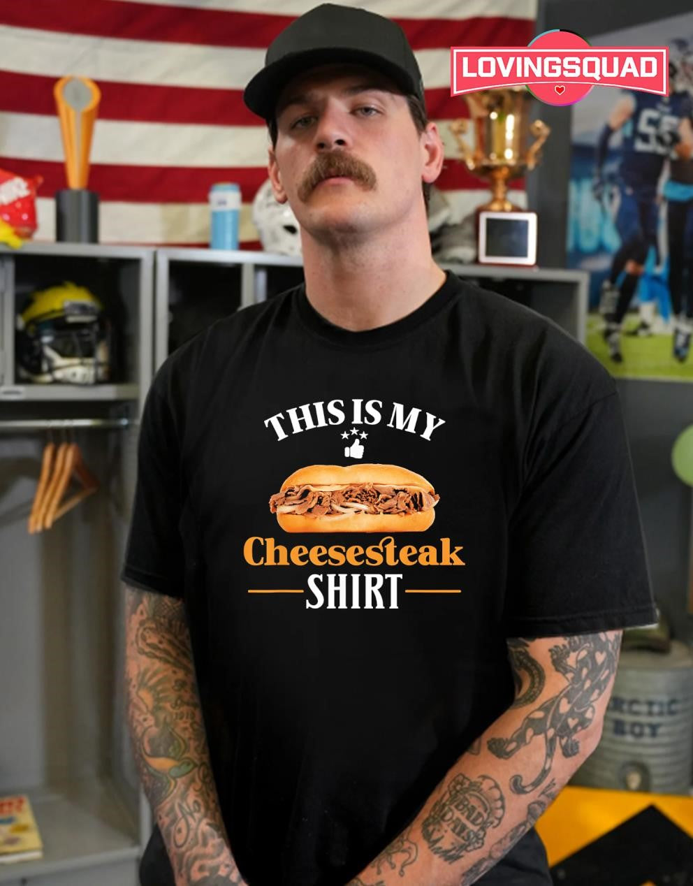 This is my cheesesteak shirt