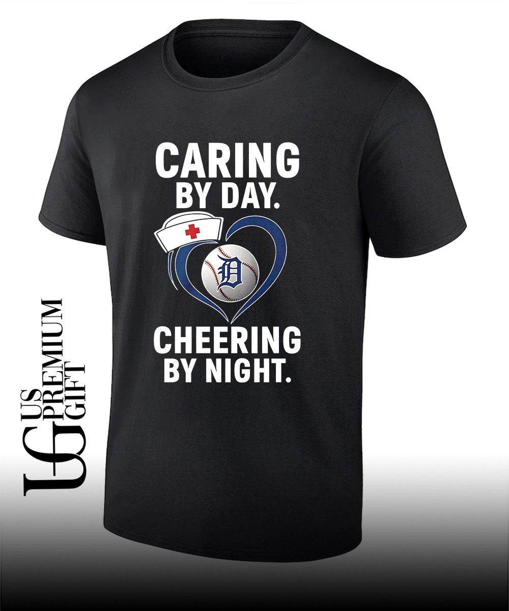 Tigers caring by day cheering by night shirt