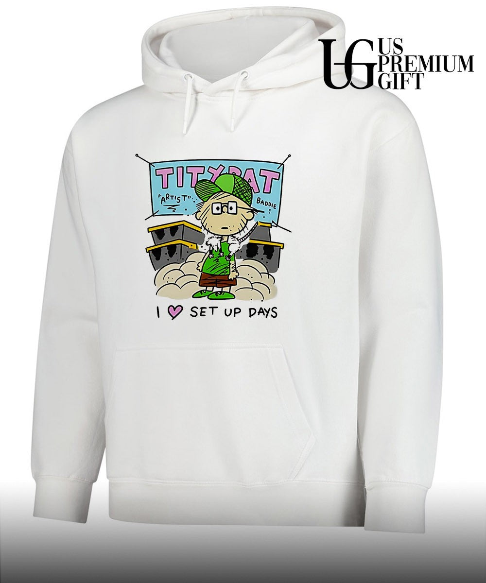 Tiny rat I love set up days shirt