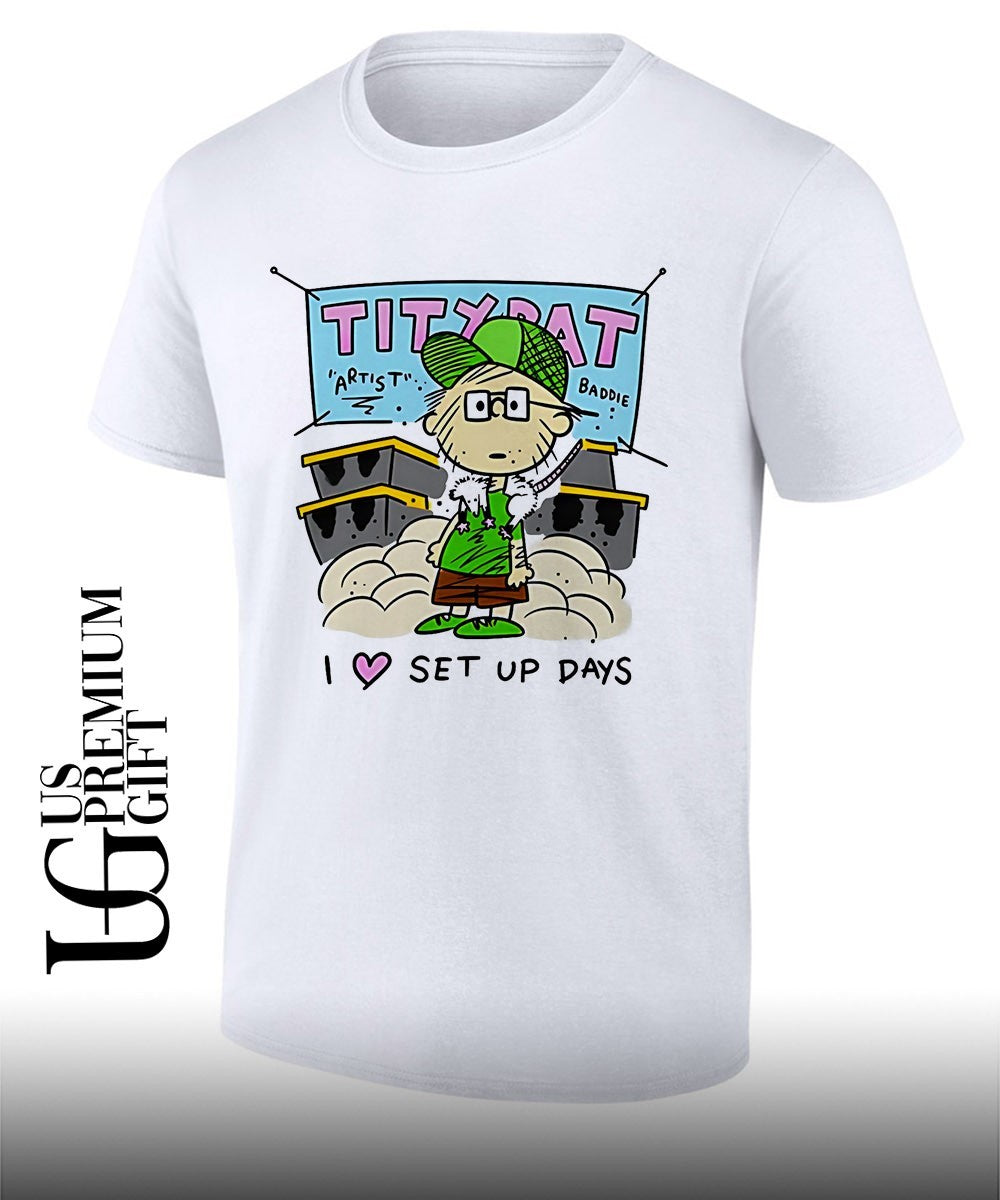 Tiny rat I love set up days shirt