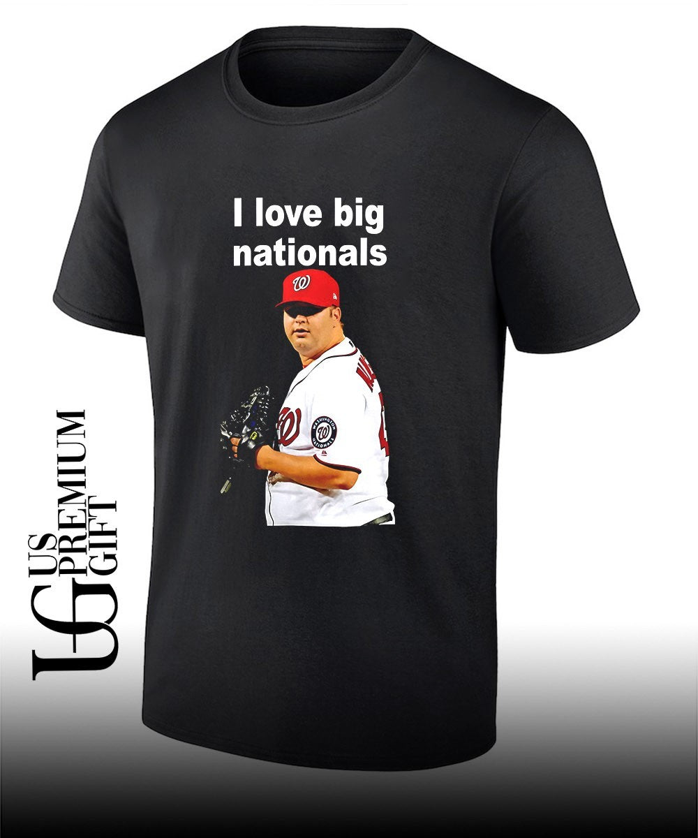 Todd Coffey Washington Nationals baseball I Love Big Nationals shirt