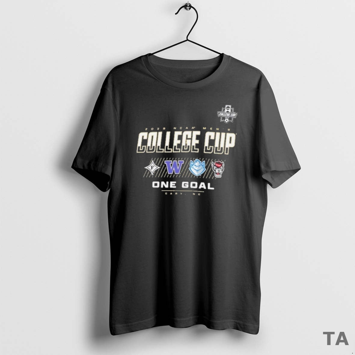 Top 4 Teams 2025 Ncaa Mens College Cup One Goal T Shirt Sweater Hoodie, Sweatshirt | PopFlextees.com