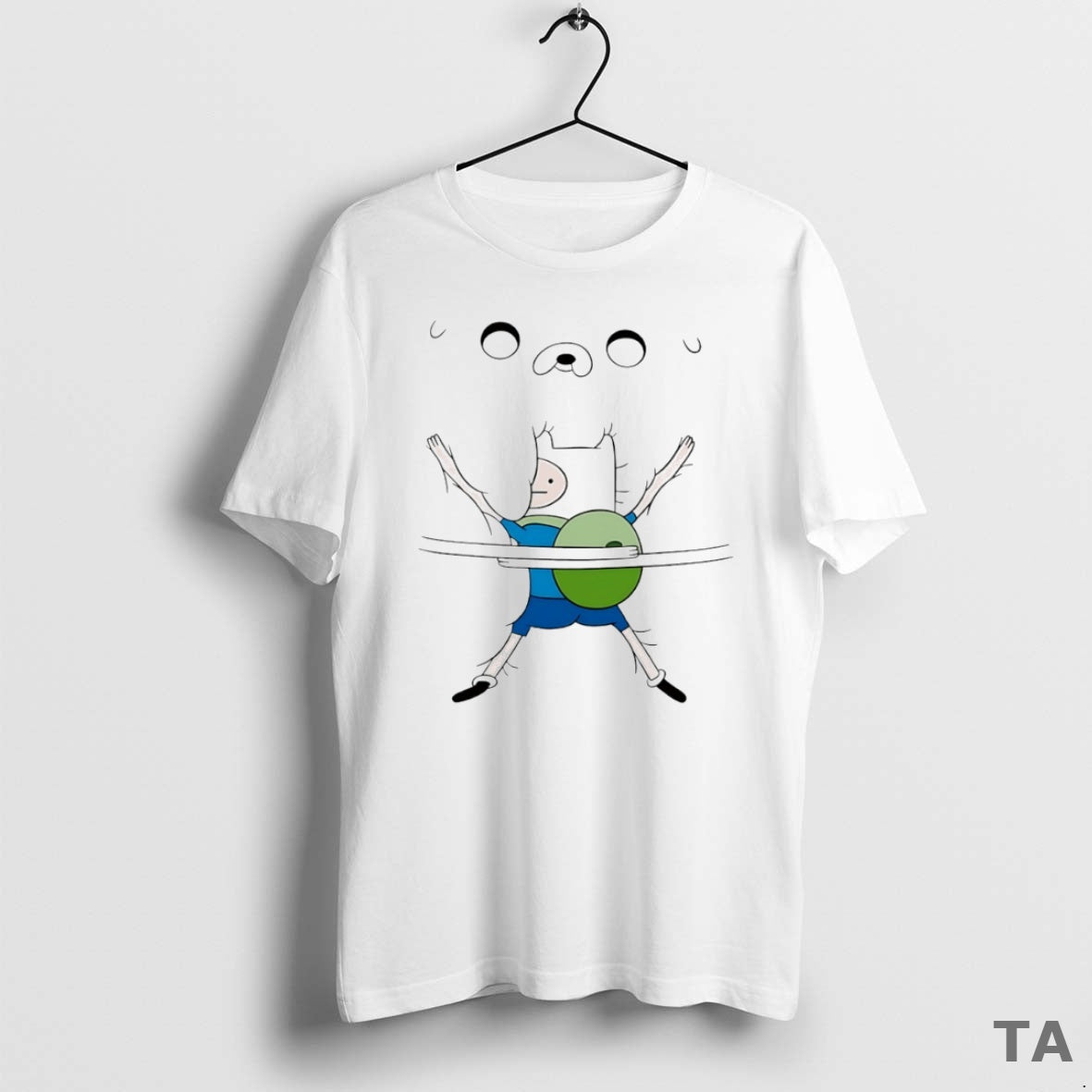 Top Adventure Time Bro Hug Circle T Shirt Sweater Hoodie, Sweatshirt | PopFlextees.com
