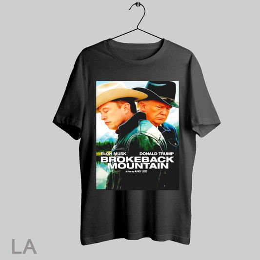 Top Brokeback Mountain Elon And Trump Cowboy Hat T Shirt Sweatshirt Hoodie Shirt