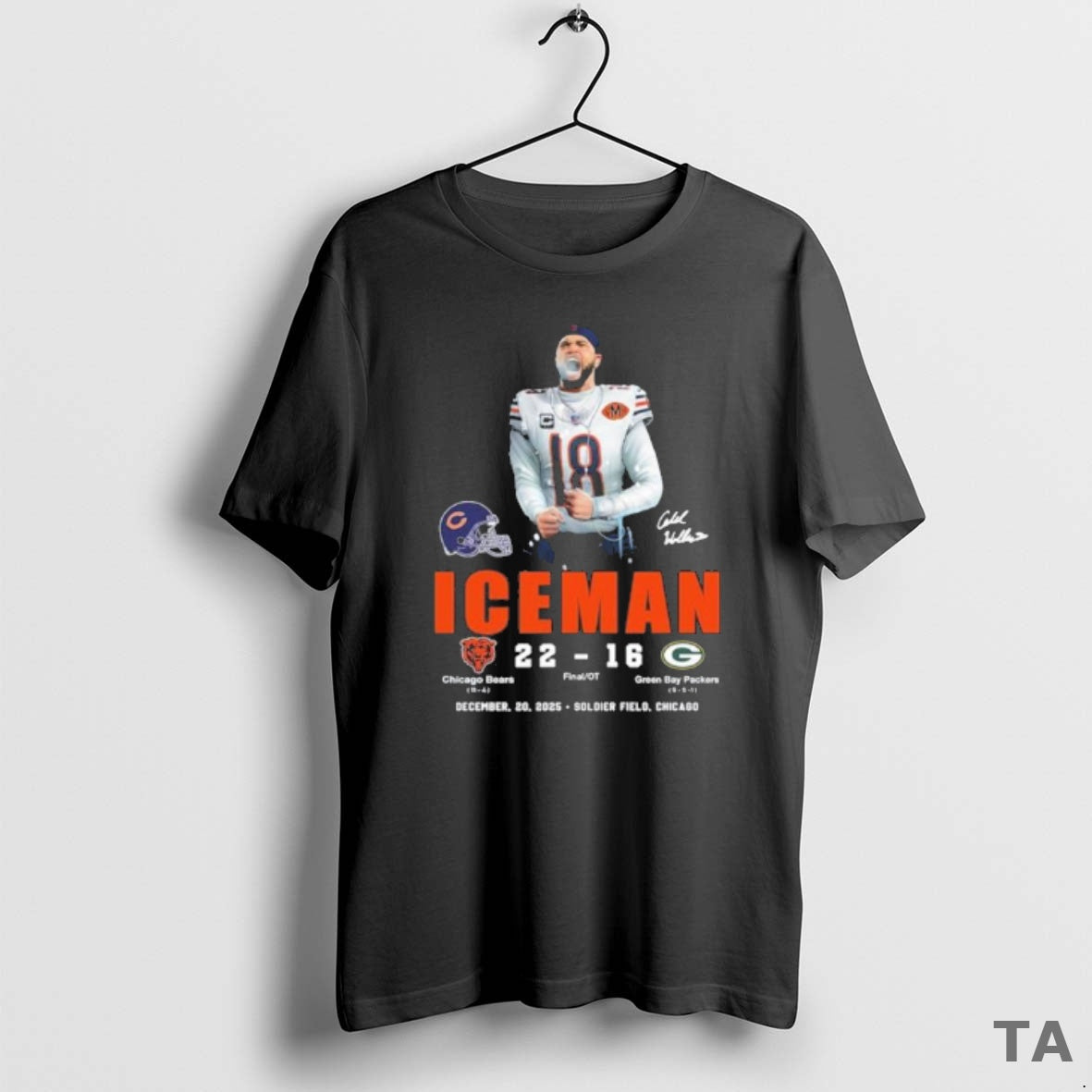 Top Caleb Williams Iceman Bears 22 16 Packers T Shirt Sweater Hoodie, Sweatshirt | PopFlextees.com